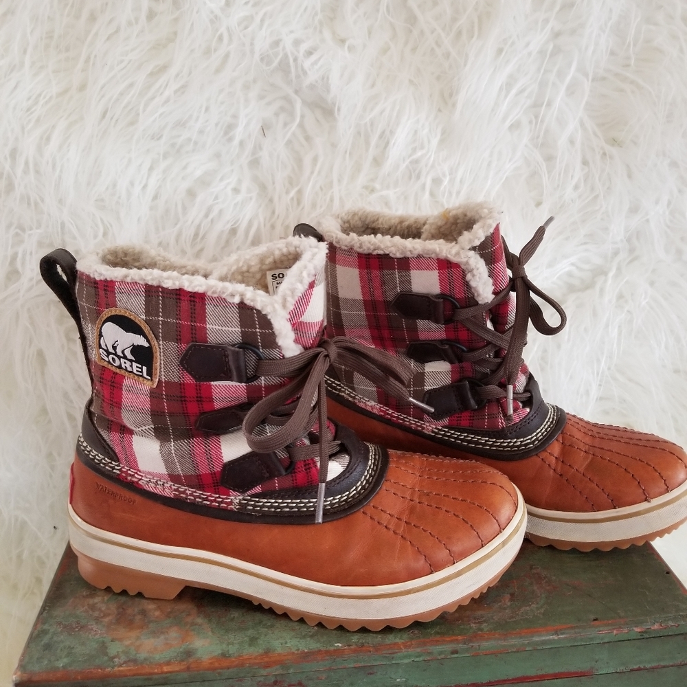 Sorel women's winter lace-up boots - size 6 - Picture 9 of 9